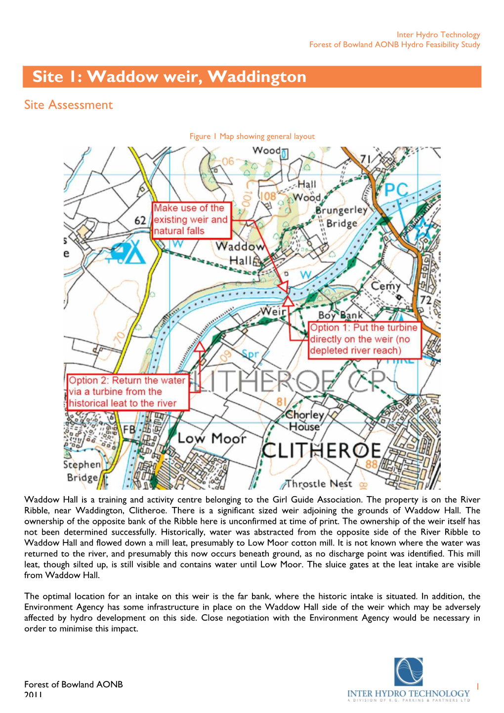 Site 1 Waddow Weir