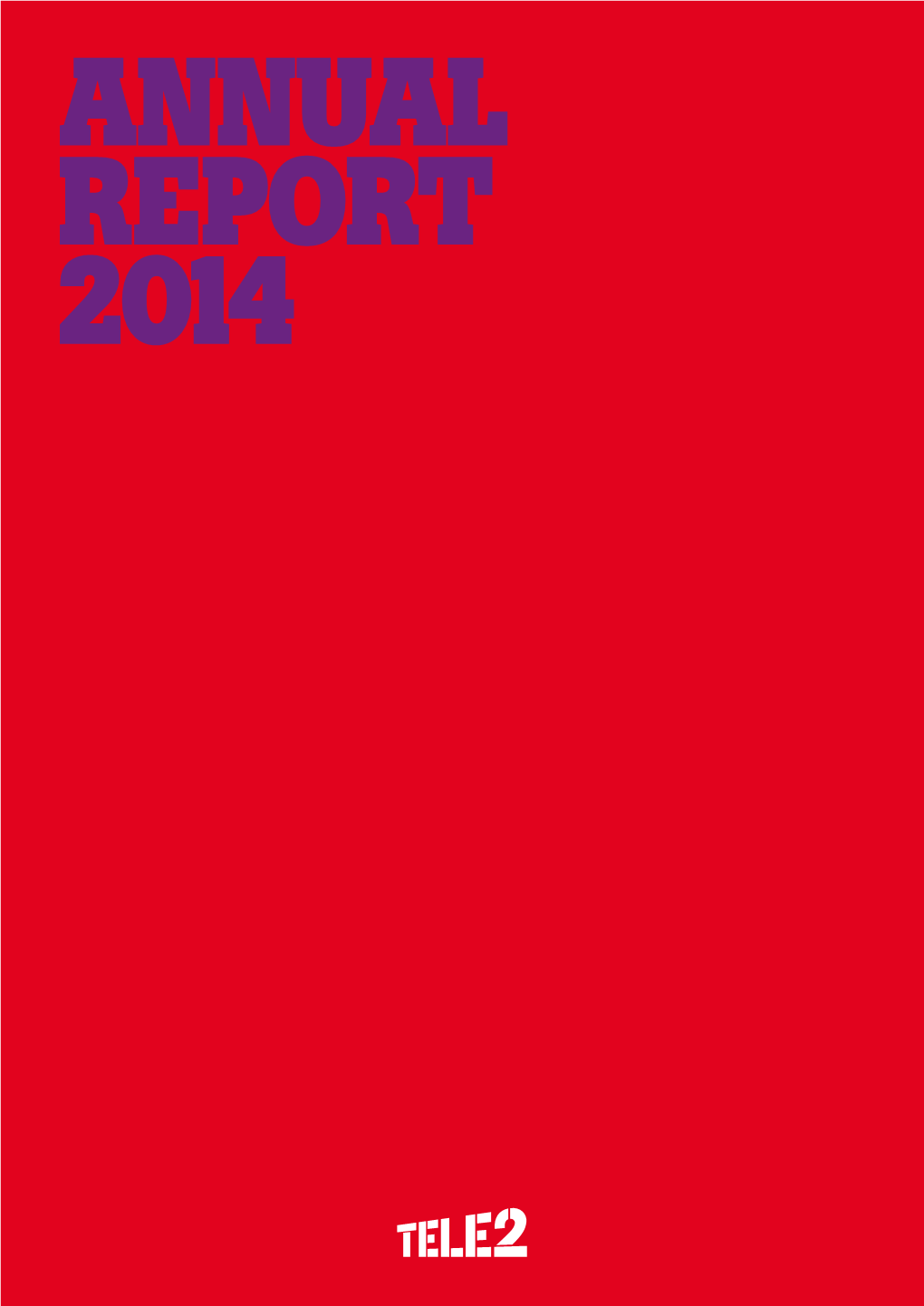 Annual REPORT 2014 Calendar 2015