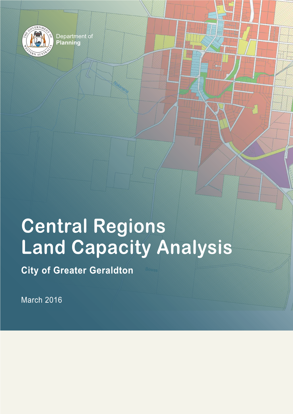 Central Regions Land Capacity Analysis City of Greater Geraldton