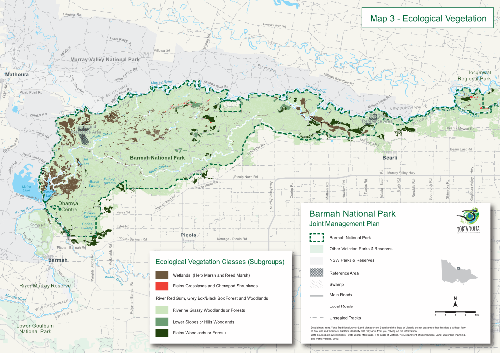 Map 3 – Ecological Vegetation