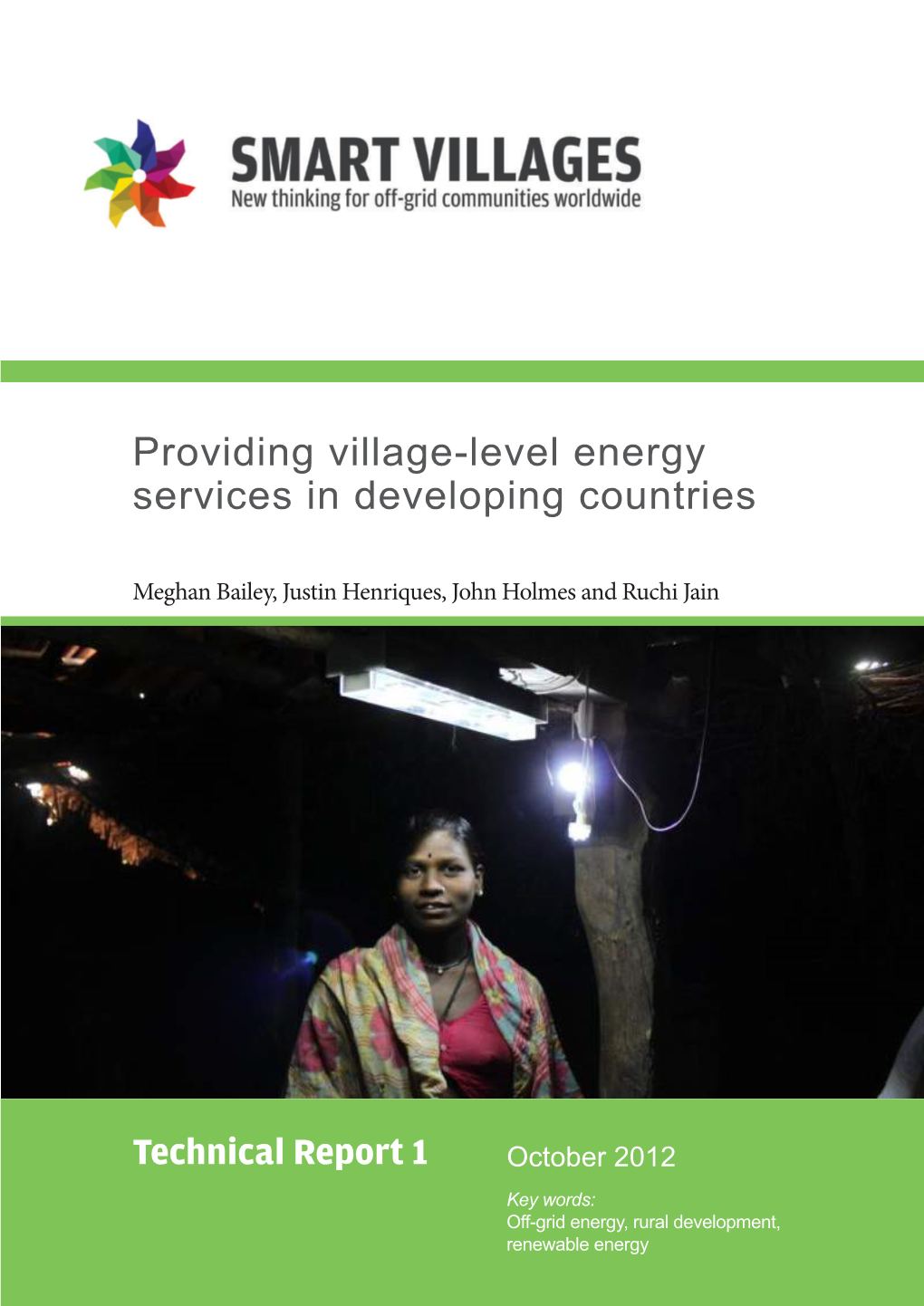 Providing Village-Level Energy Services in Developing Countries