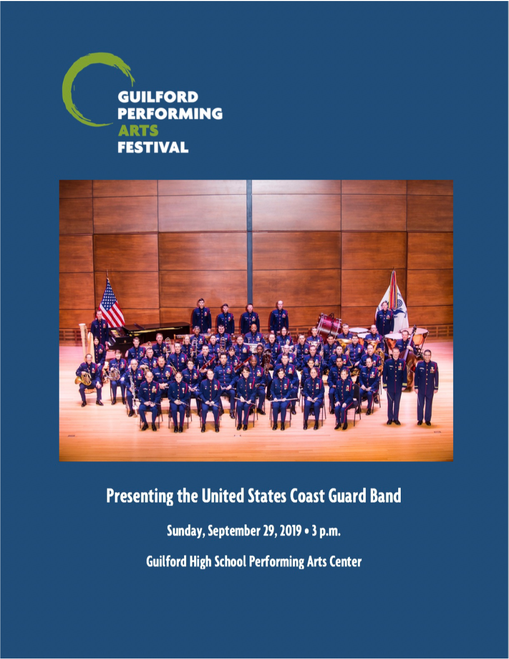 Coast Guard Band Program Cover