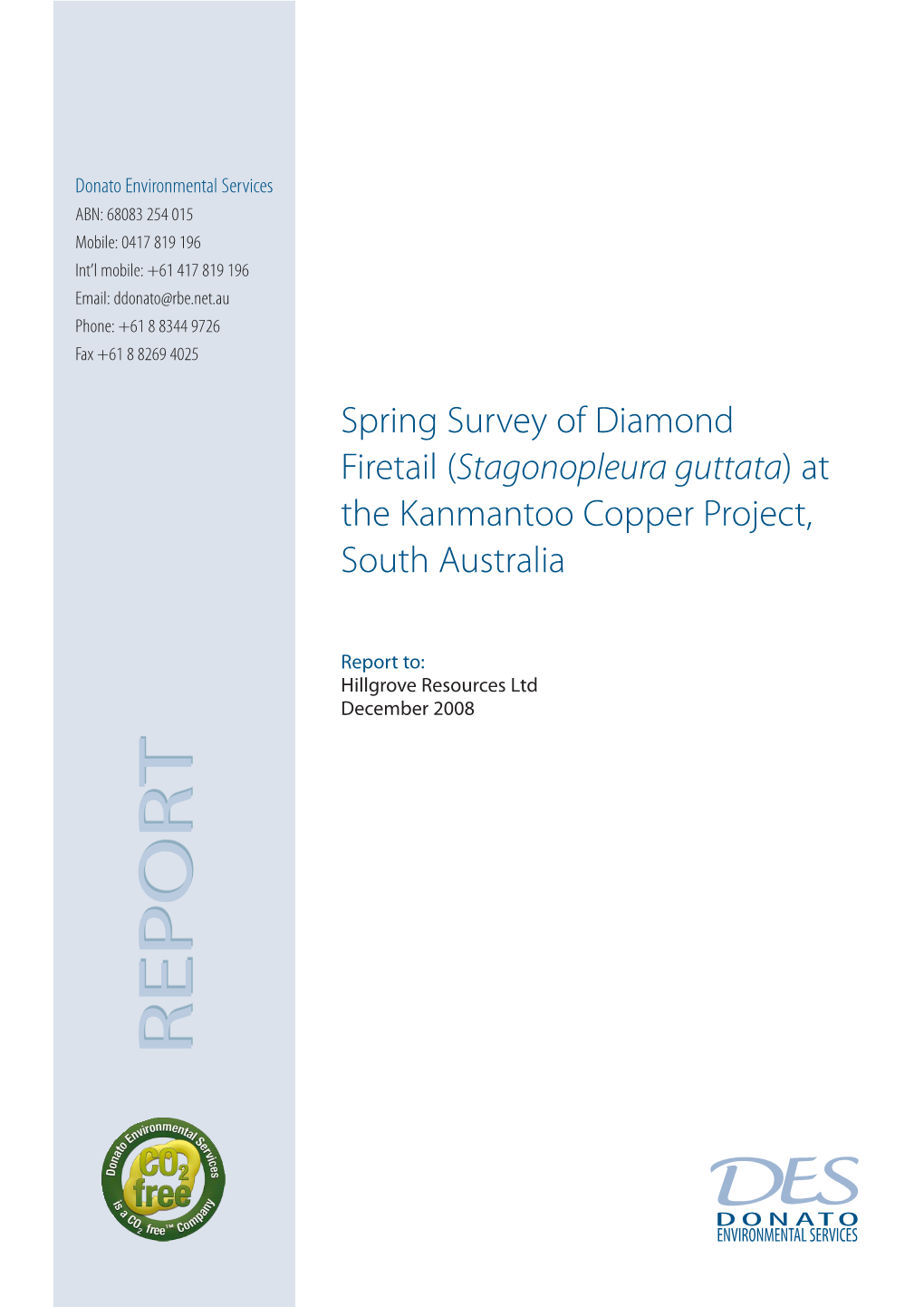 Diamond Firetail Survey 2009
