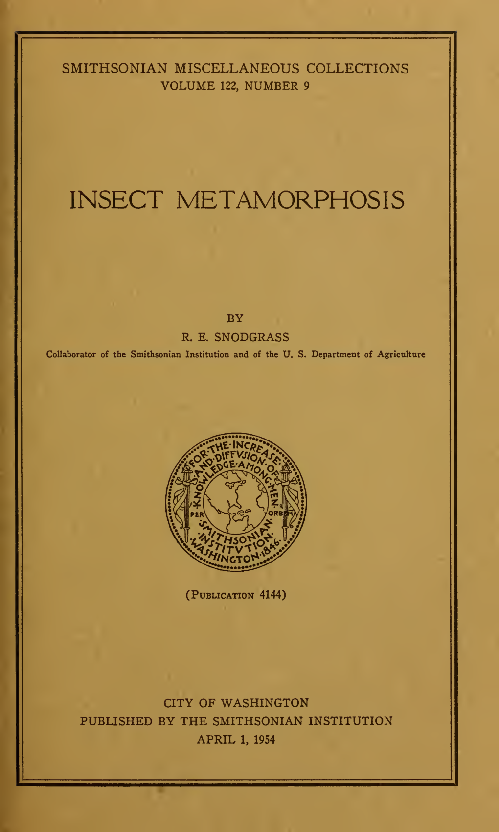 Insect Metamorphosis