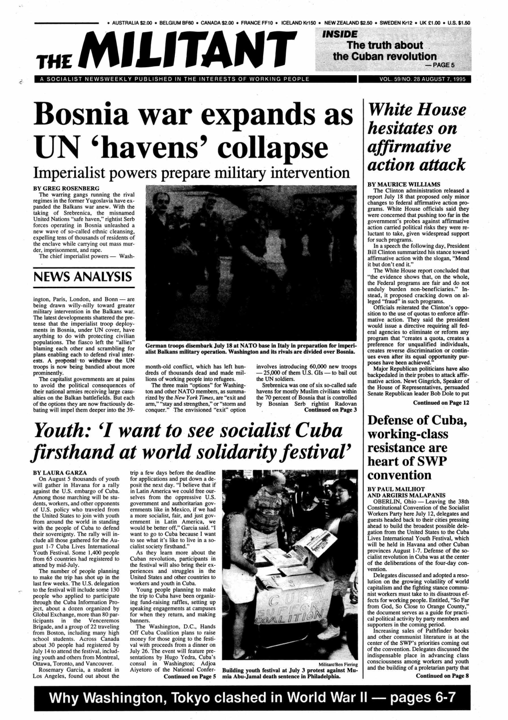 Bosnia War Expands As UN 'Havens' Collapse