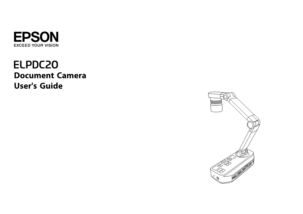 User's Guide Document Camera Parts 2