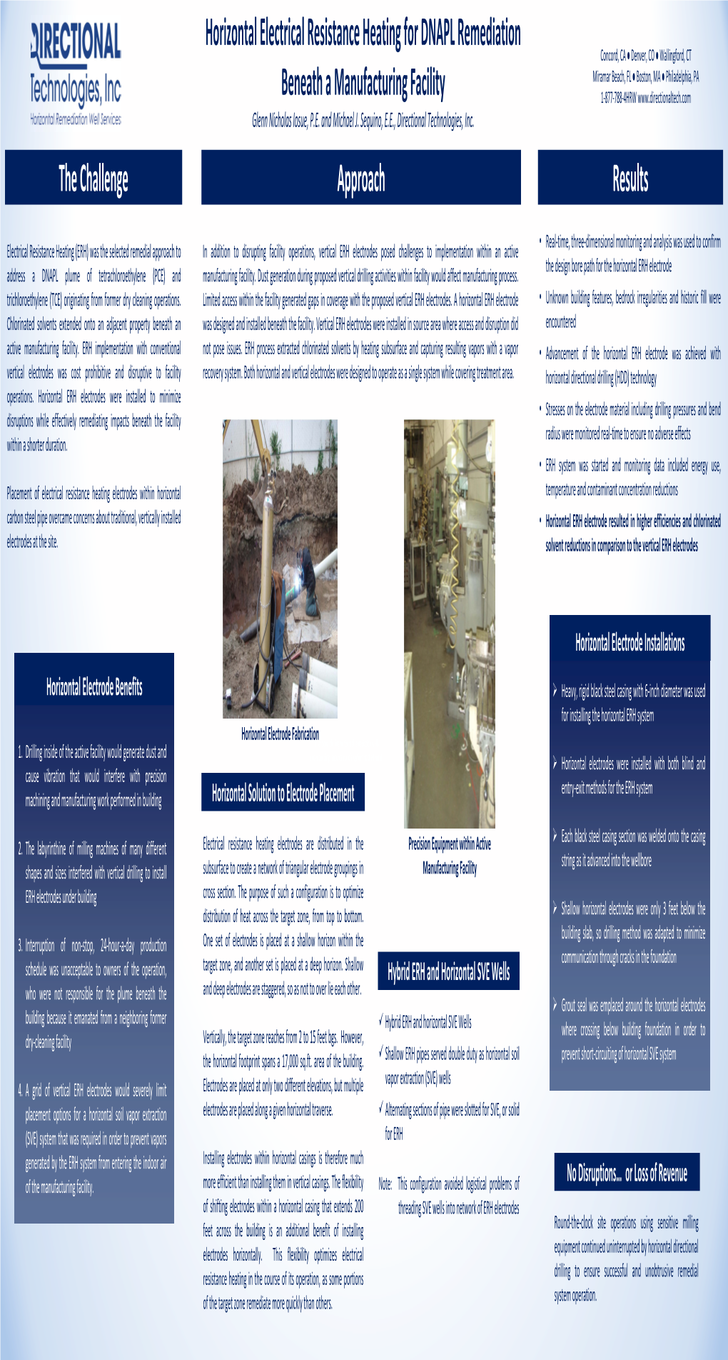 Horizontal Electrical Resistance Heating for DNAPL