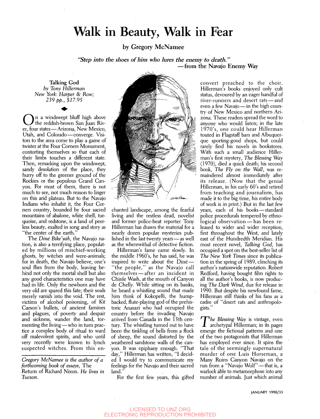 Walk in Beauty, Walk in Fear by Gregory Mcnamee "Step Into the Shoes of Him Who Lures the Enemy to Death." — from the Navajo Enemy Way