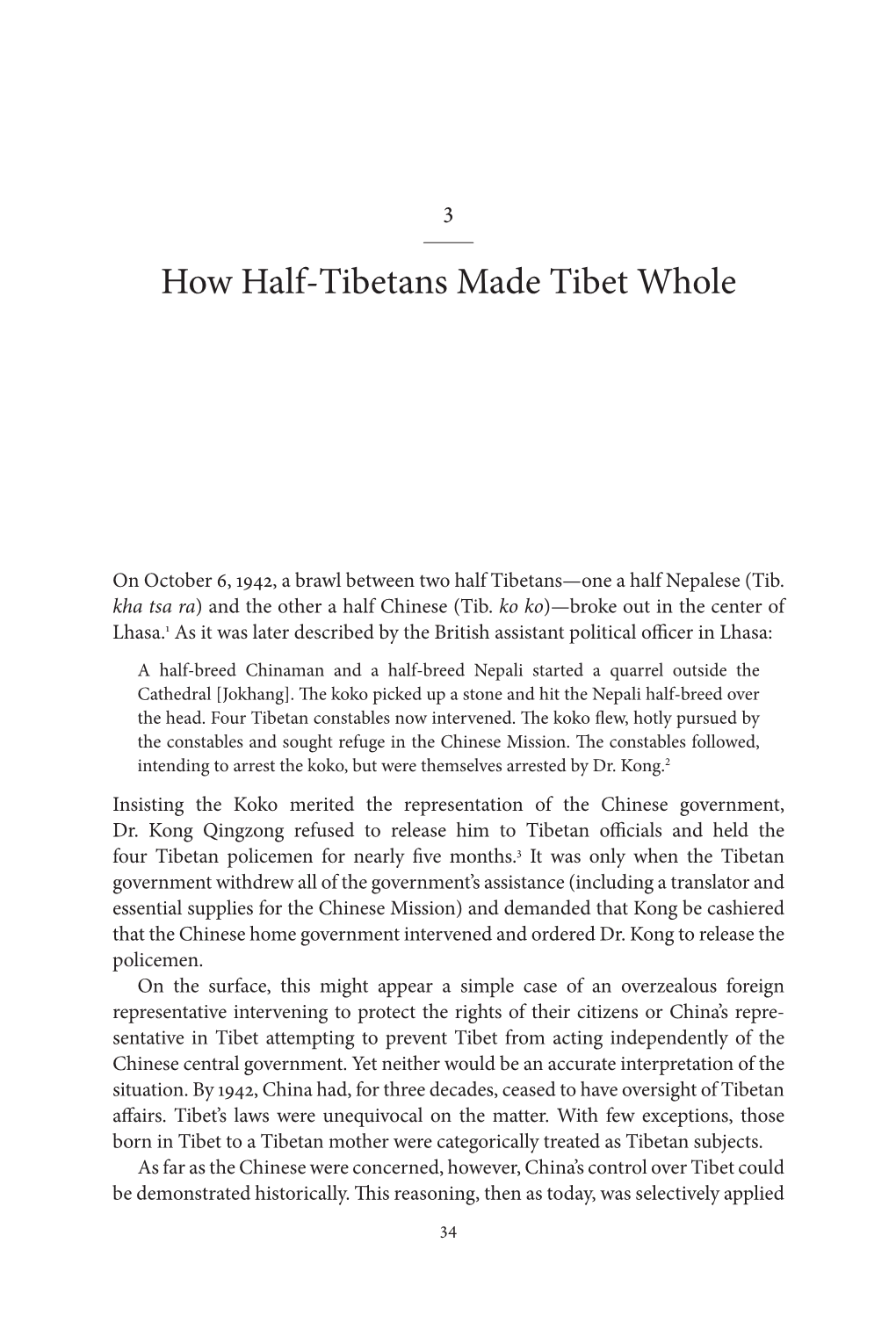 Inter-Asian Relations and Lhasa's Muslim Communities