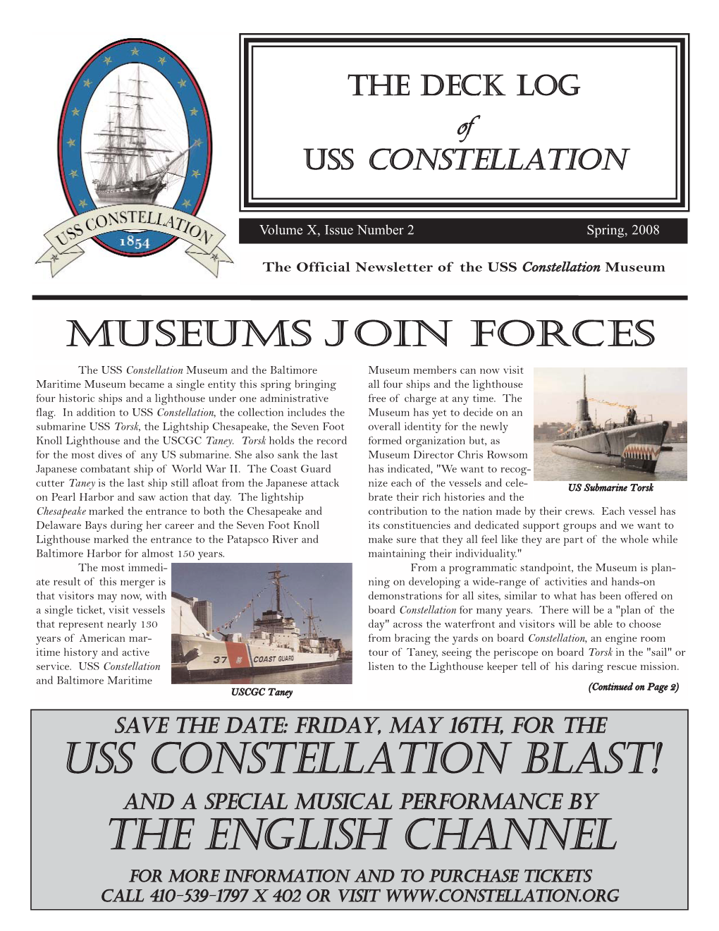 The Deck Log of USS Constellation