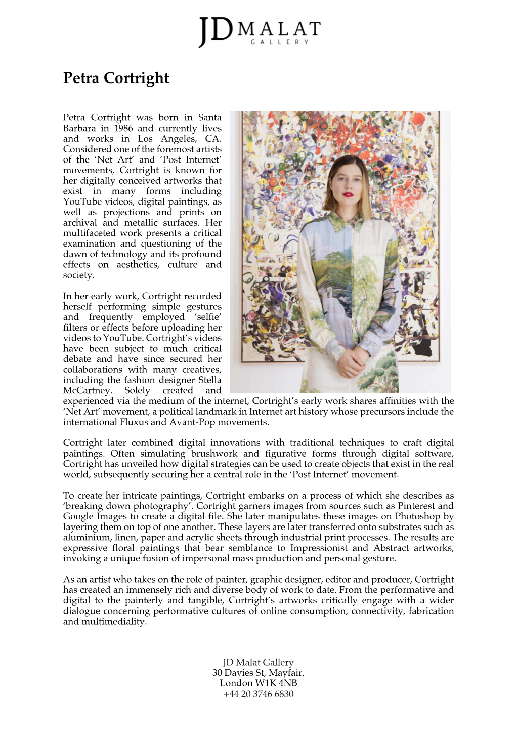 Petra Cortright