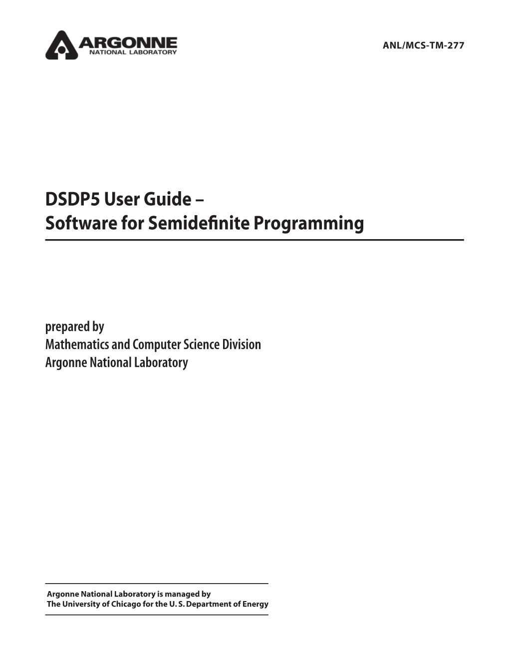 Software for Semidefinite Programming