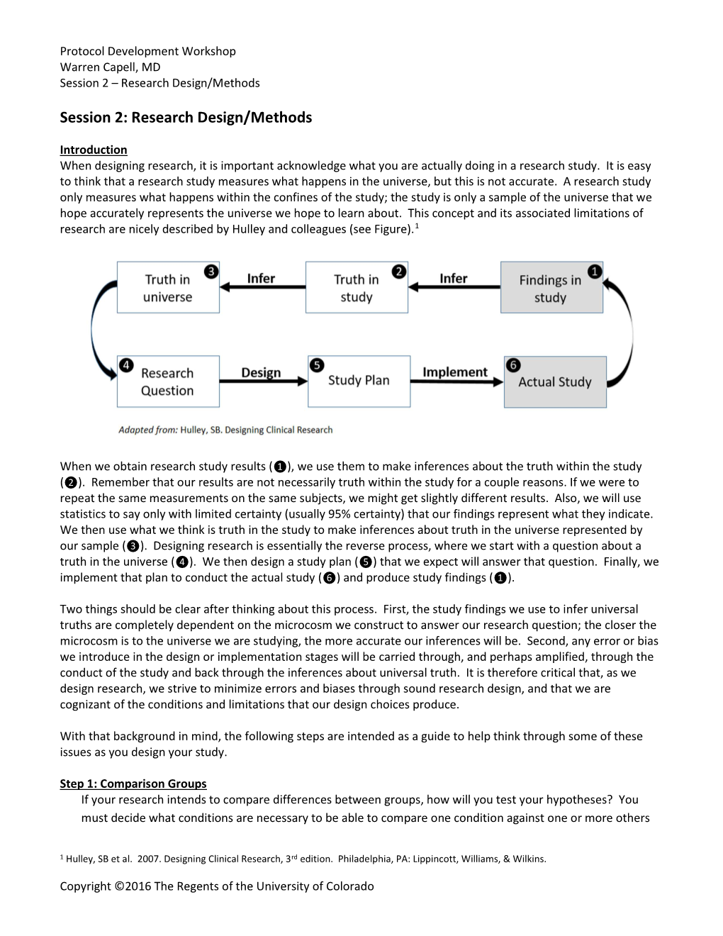 Scientific Design and Research Methods