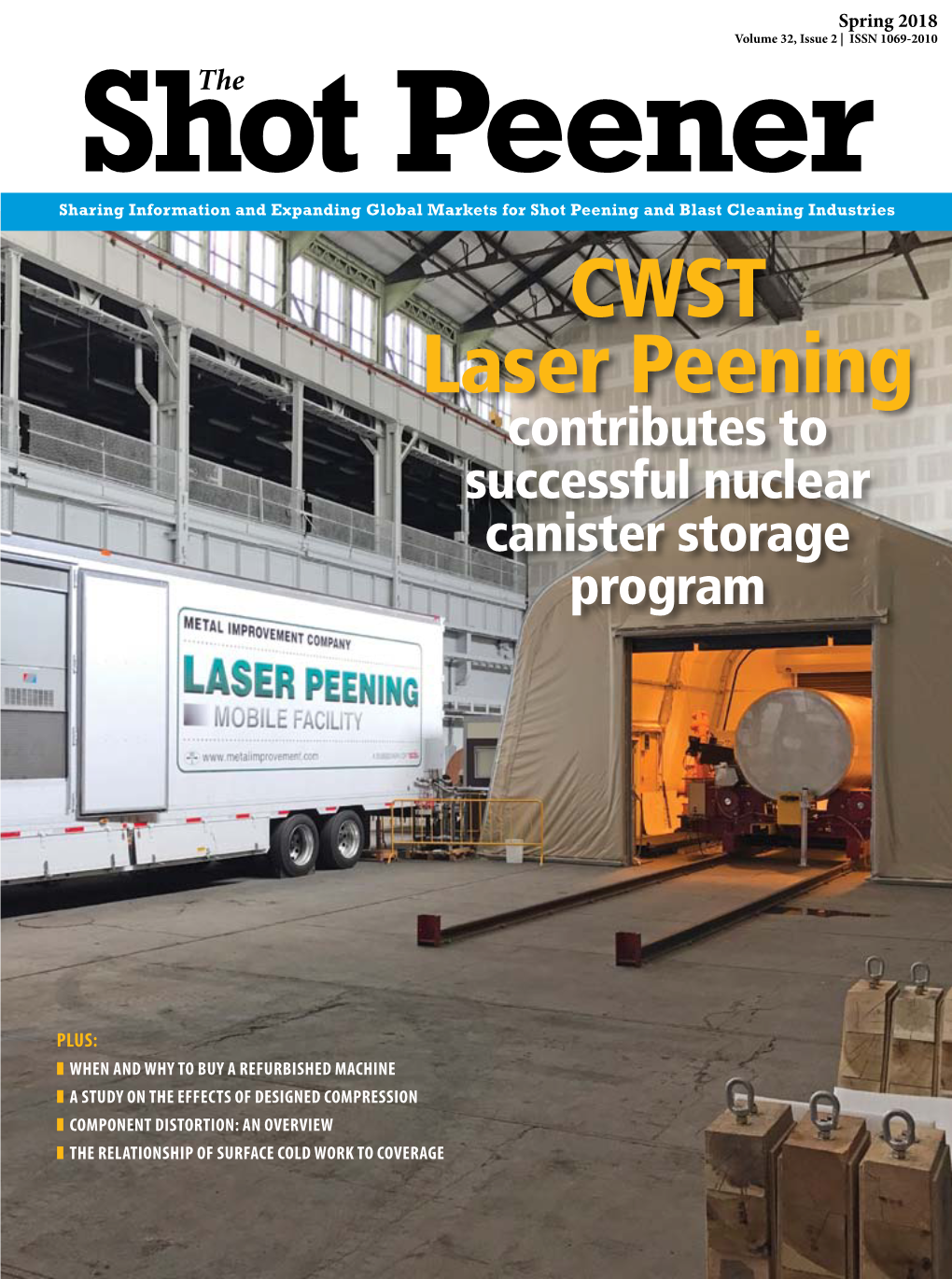 CWST Laser Peening Contributes to Successful Nuclear Canister Storage Program