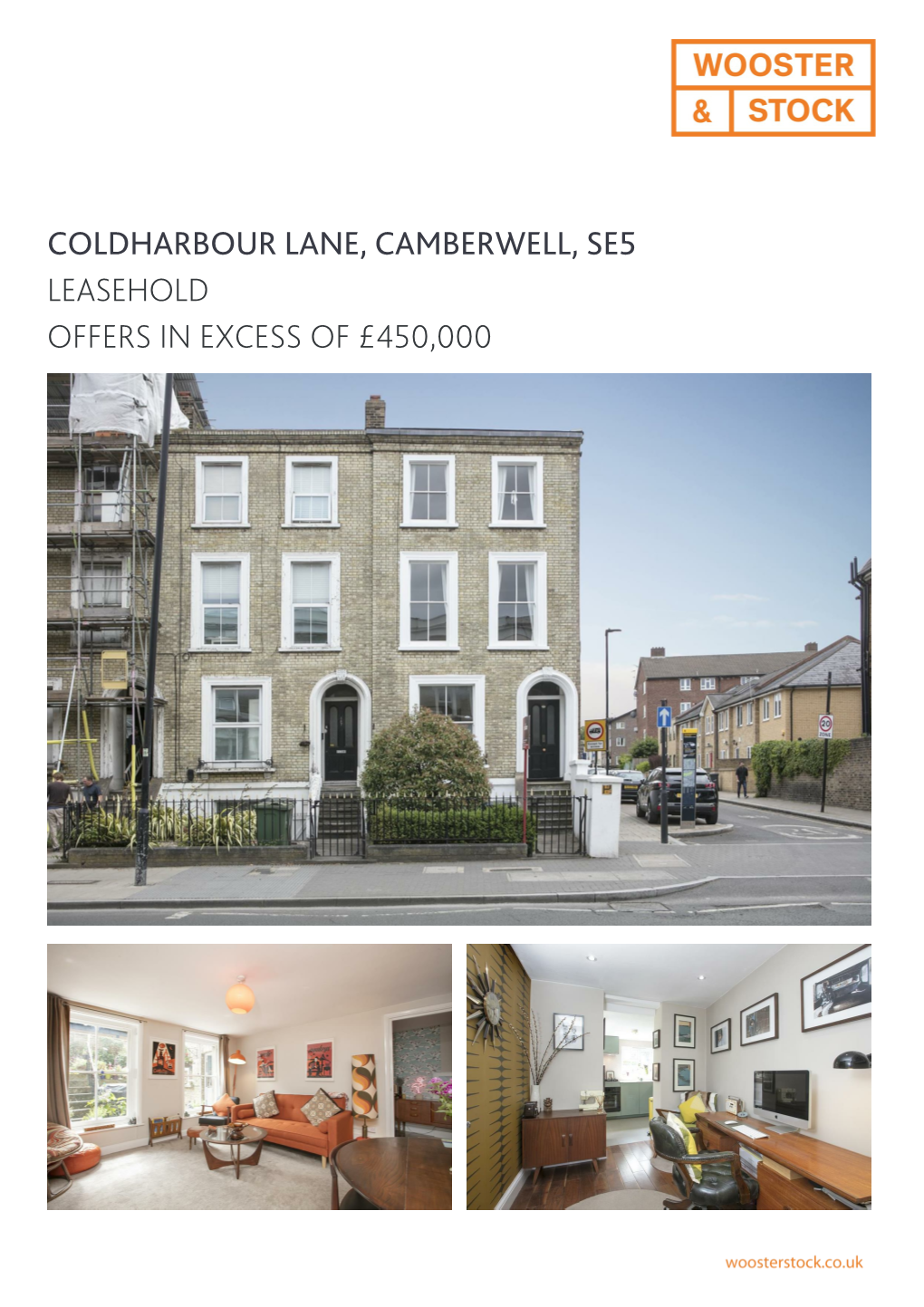 Coldharbour Lane, Camberwell, Se5 Leasehold Offers in Excess of £450,000 Spec Features