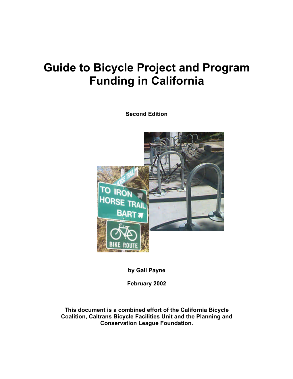Guide to Bicycle Project and Program Funding in California