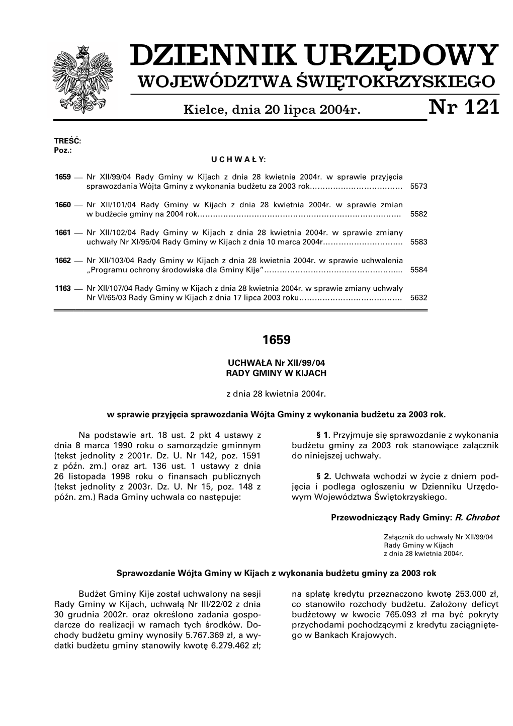 Program Ochrony Środowiska Dla Gminy Kije