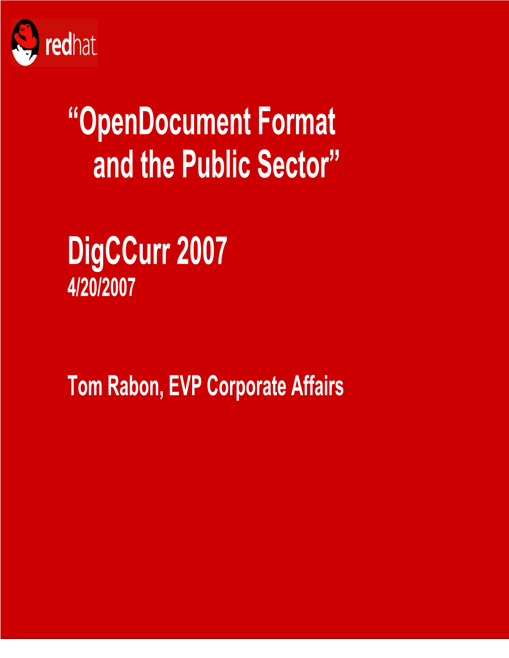 ODF Public Sector Presenation-1
