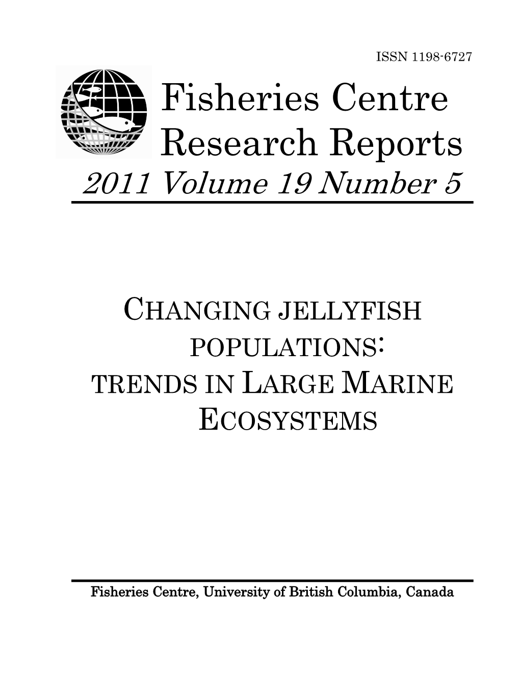 Fisheries Centre Research Reports 2011 Volume 19 Number 5