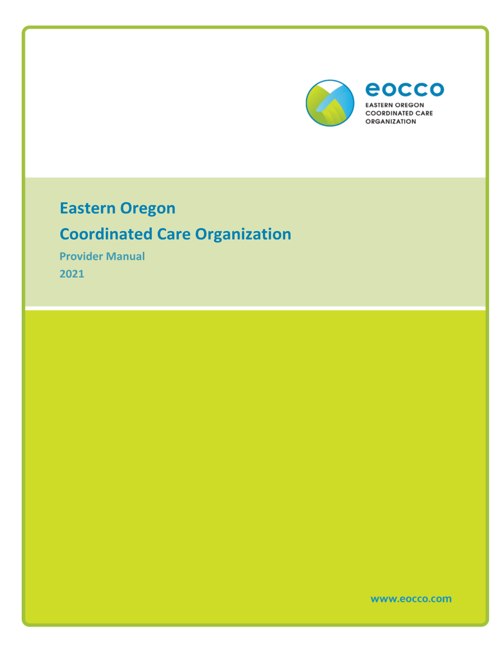 Eastern Oregon Coordinated Care Organization