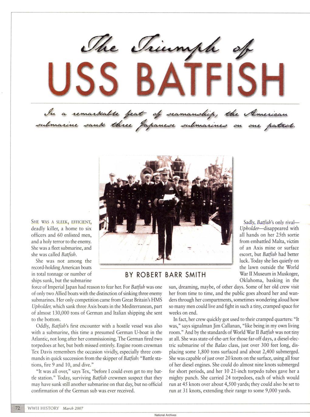 The Triumph of the USS Batfish