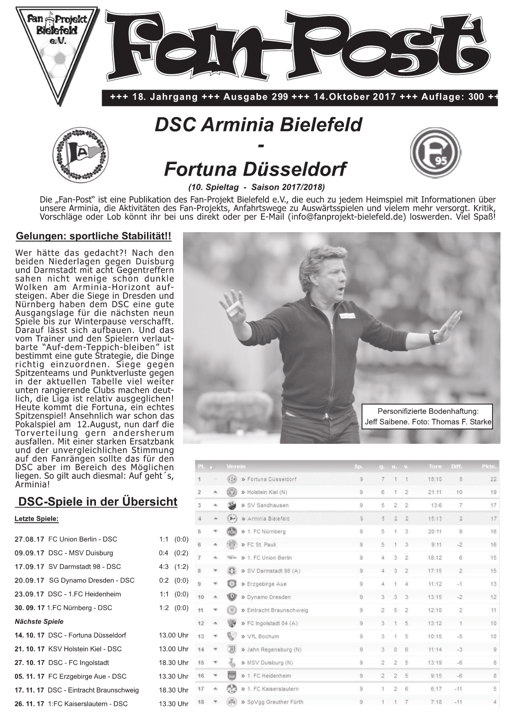 DSC Arminia Bielefeld - Fortuna Düsseldorf (10