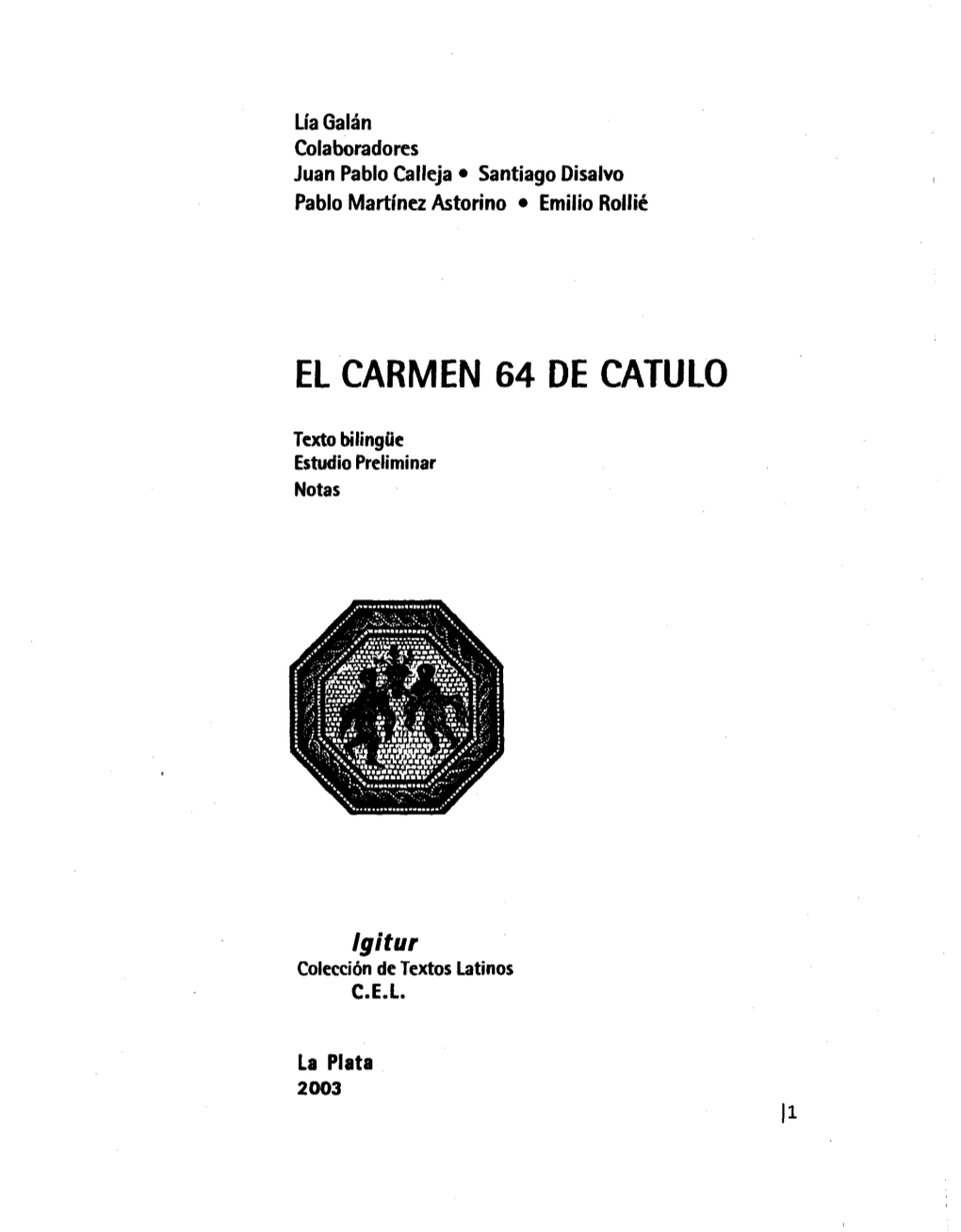 El Carmen 64 De Catulo