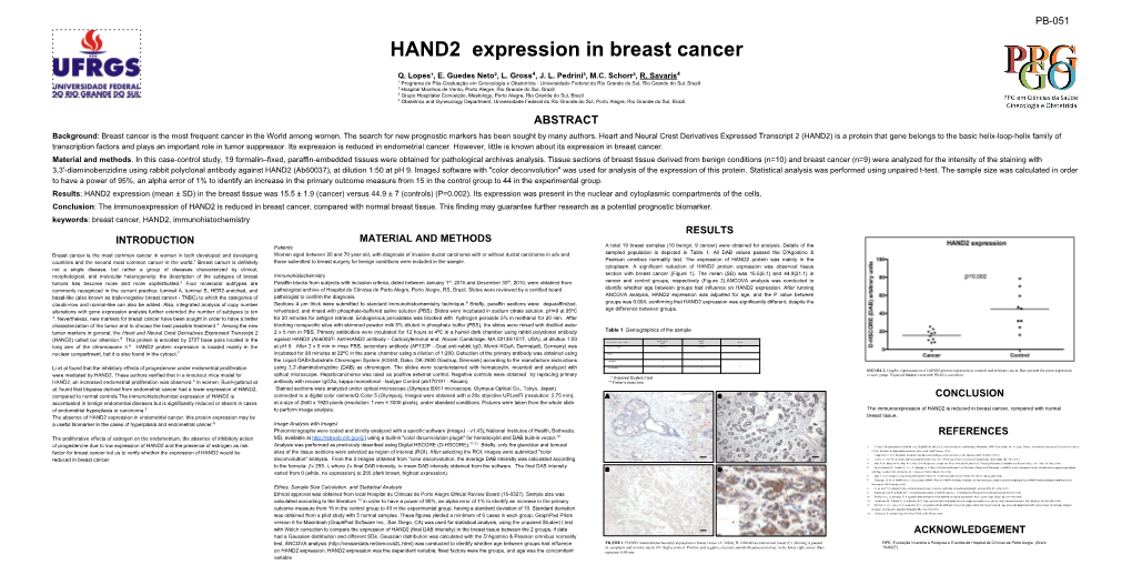 ABSTRACT Background: Breast Cancer Is the Most Frequent Cancer in the World Among Women