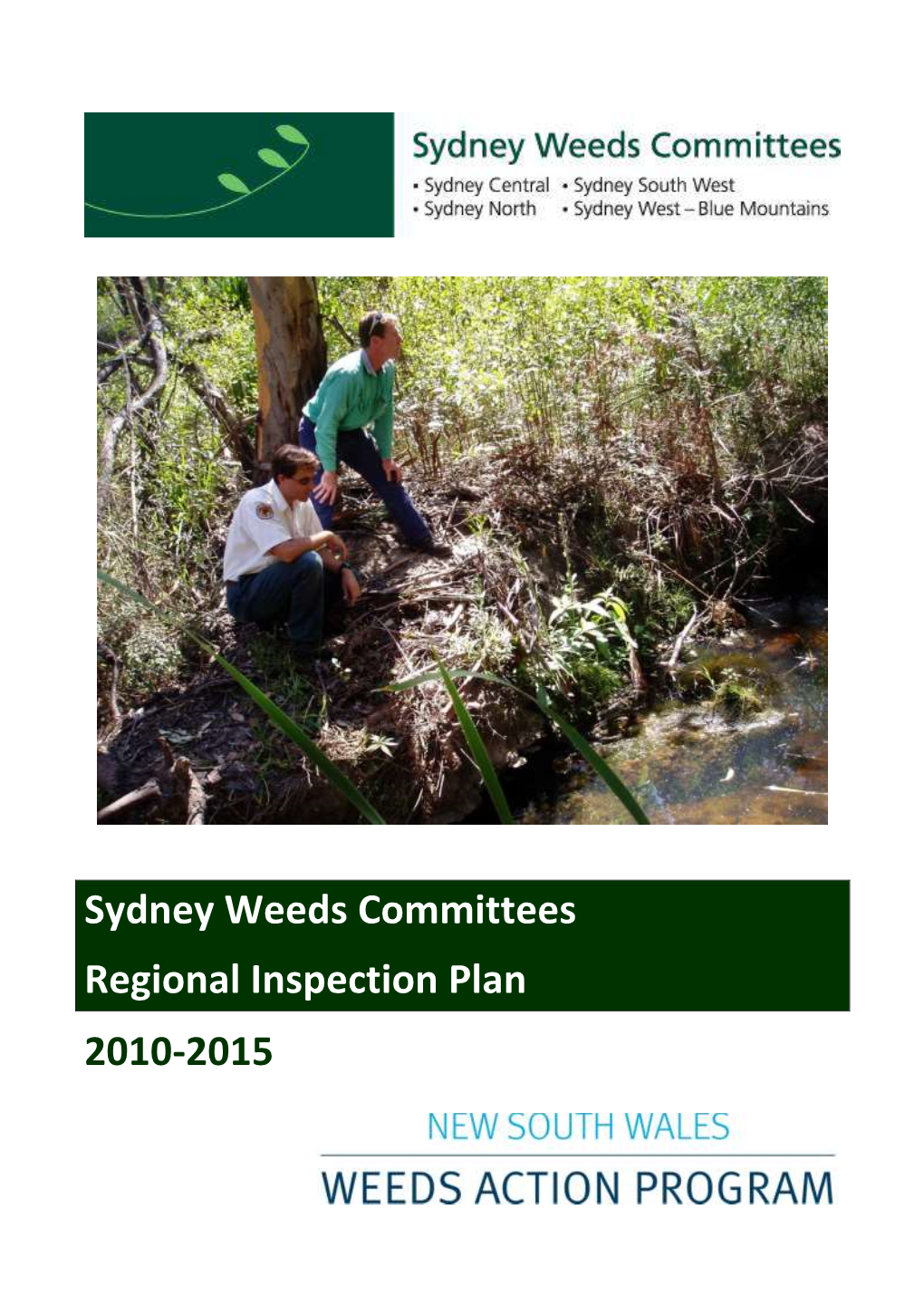 Sydney Weeds Committees Regional Inspection Plan 2010-2015