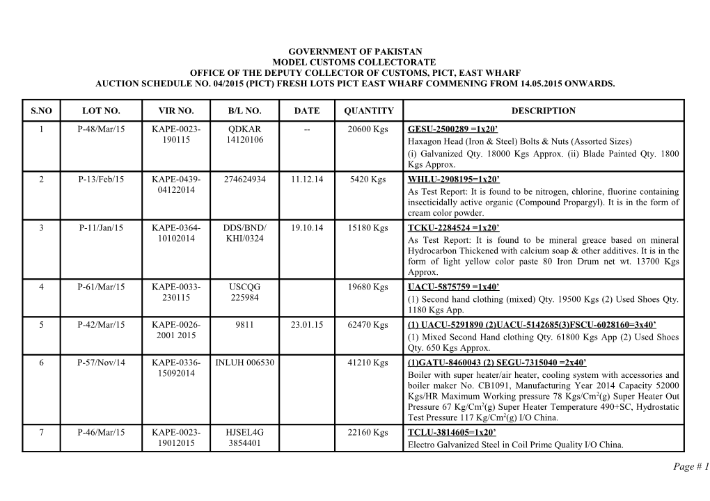 Government of Pakistan s16