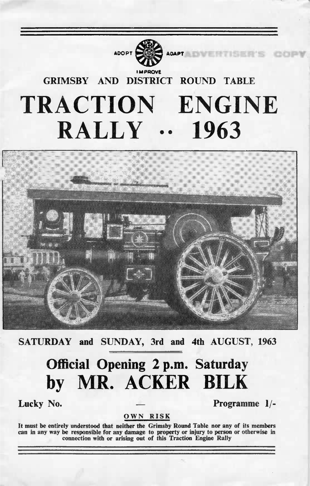 Traction Engine Rally 1963