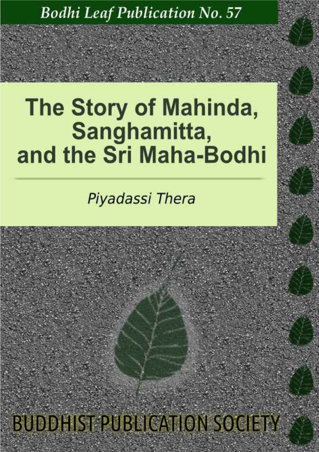 Mahinda, Sanghamitta, and the Maha-Bodhi
