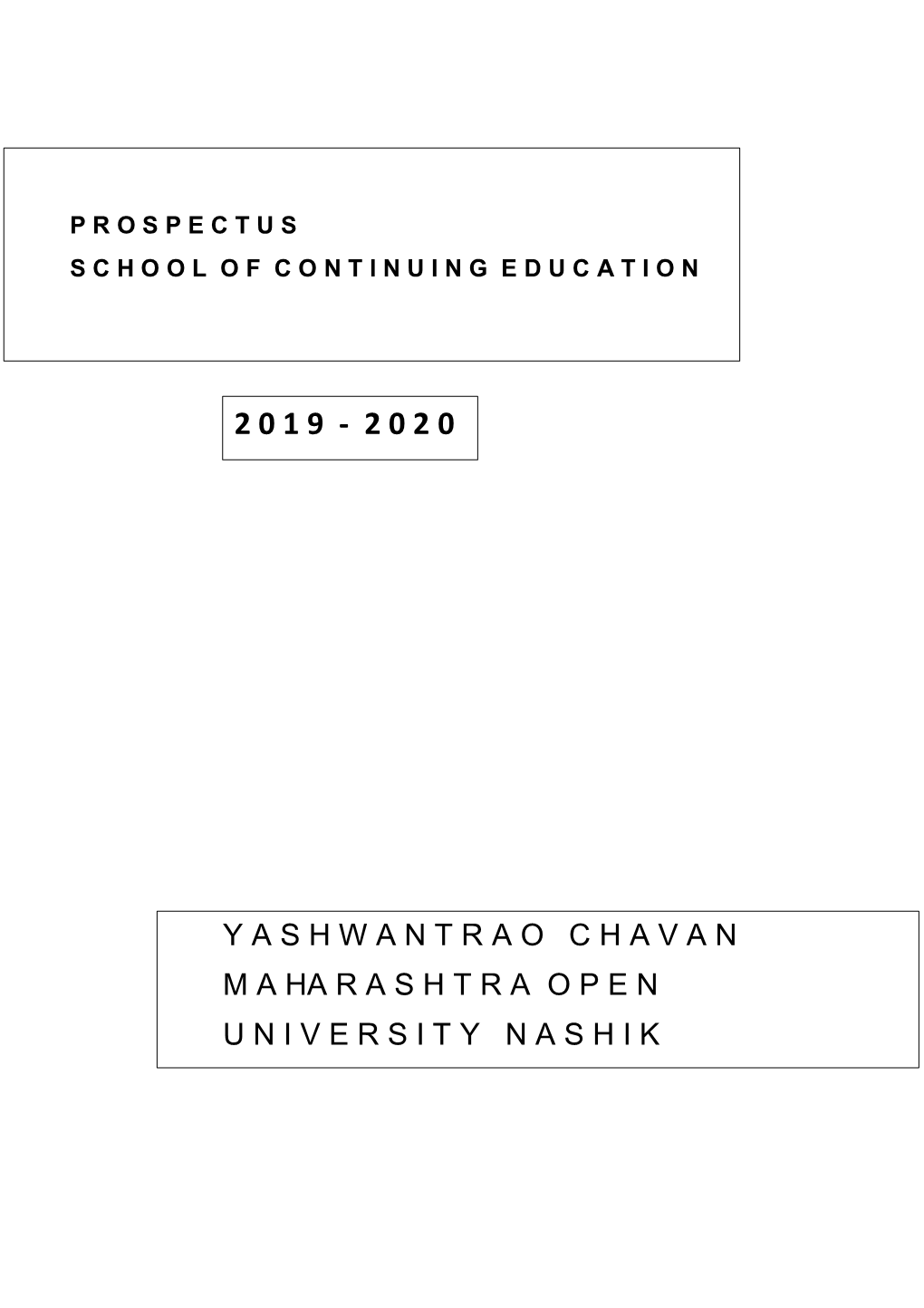 Prospectus Schoolofcontinuingedu Cation