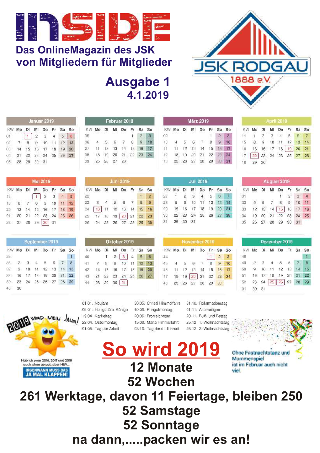 So Wird 2019