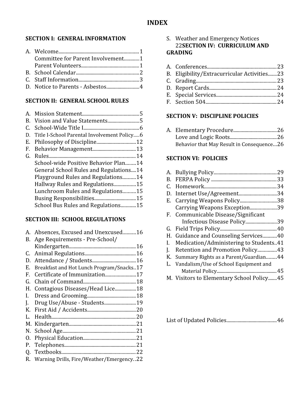 Section I: General Information s1