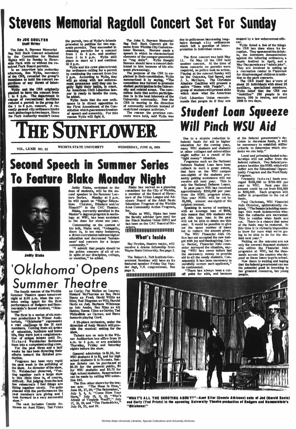 Sunflower June 18, 1969