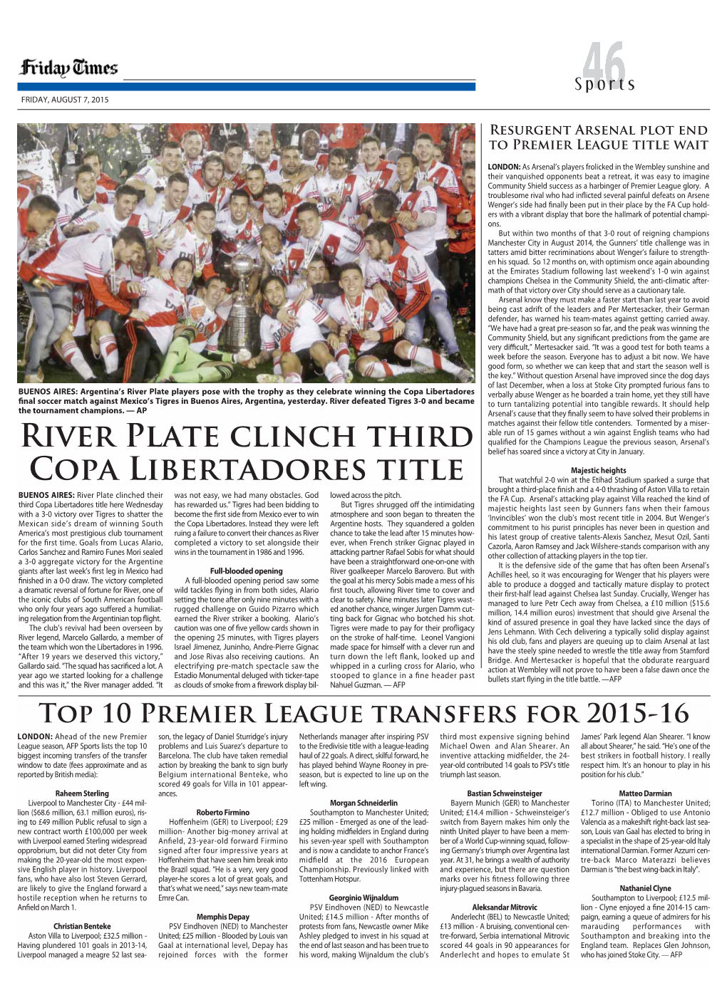 River Plate Clinch Third Copa Libertadores Title