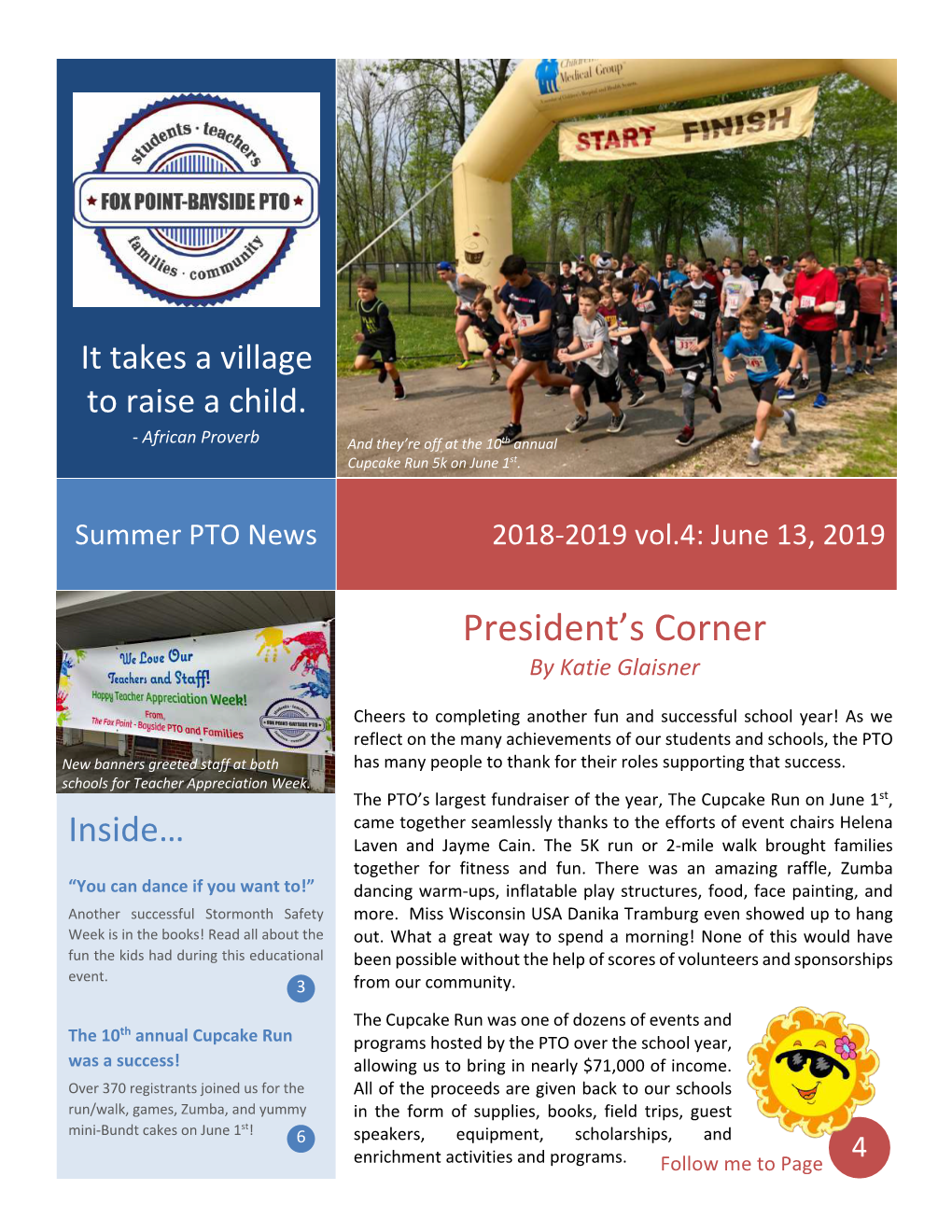 PTO Summer Newsletter 2019