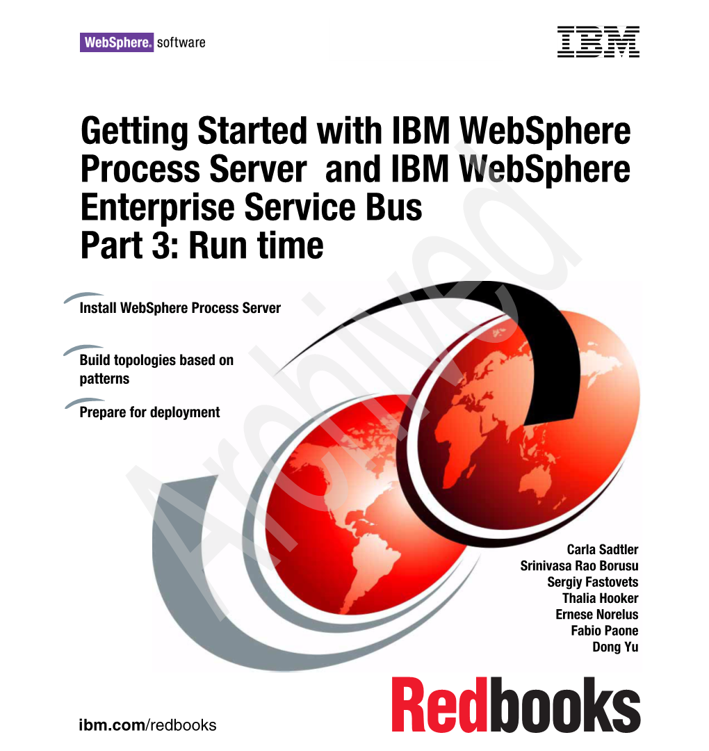 1.1 IBM Websphere Application Server Concepts