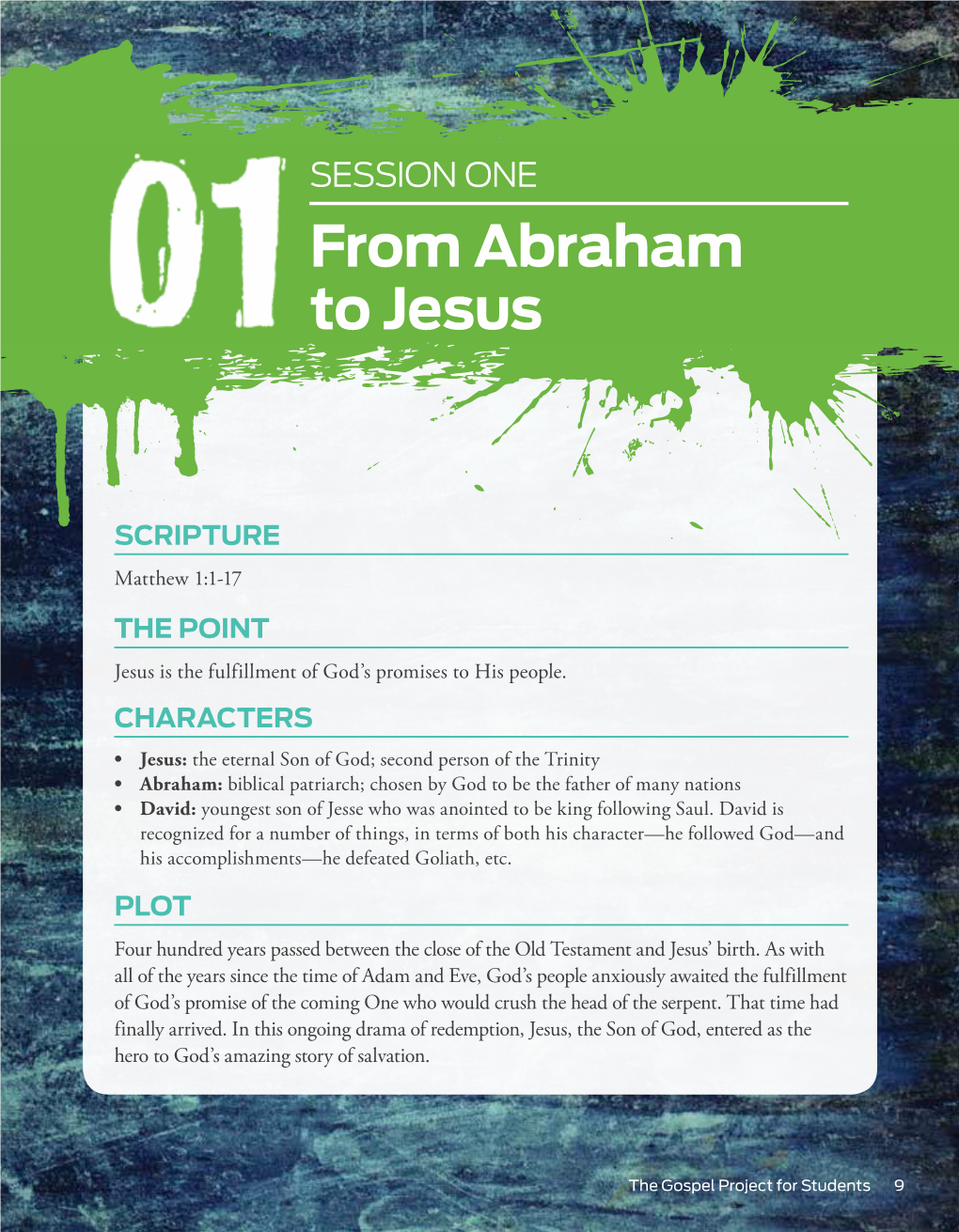 From Abraham to Jesus