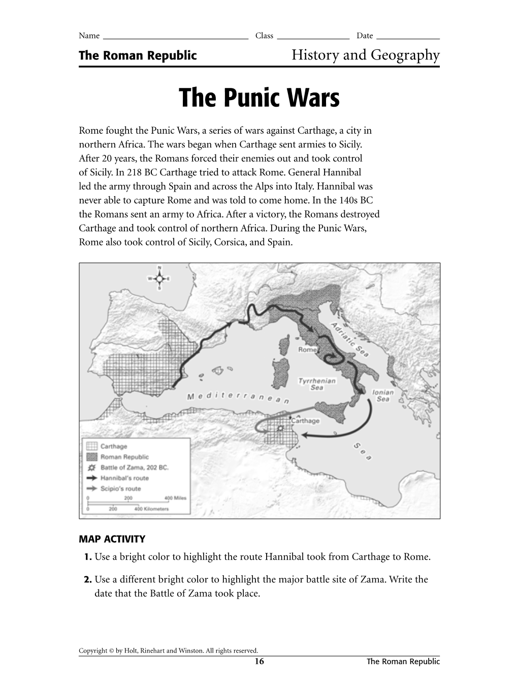 The Punic Wars