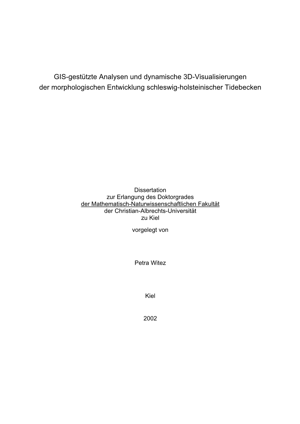 Abb. 6.7: Seegattprofile Des Norderhever-Heverstrom