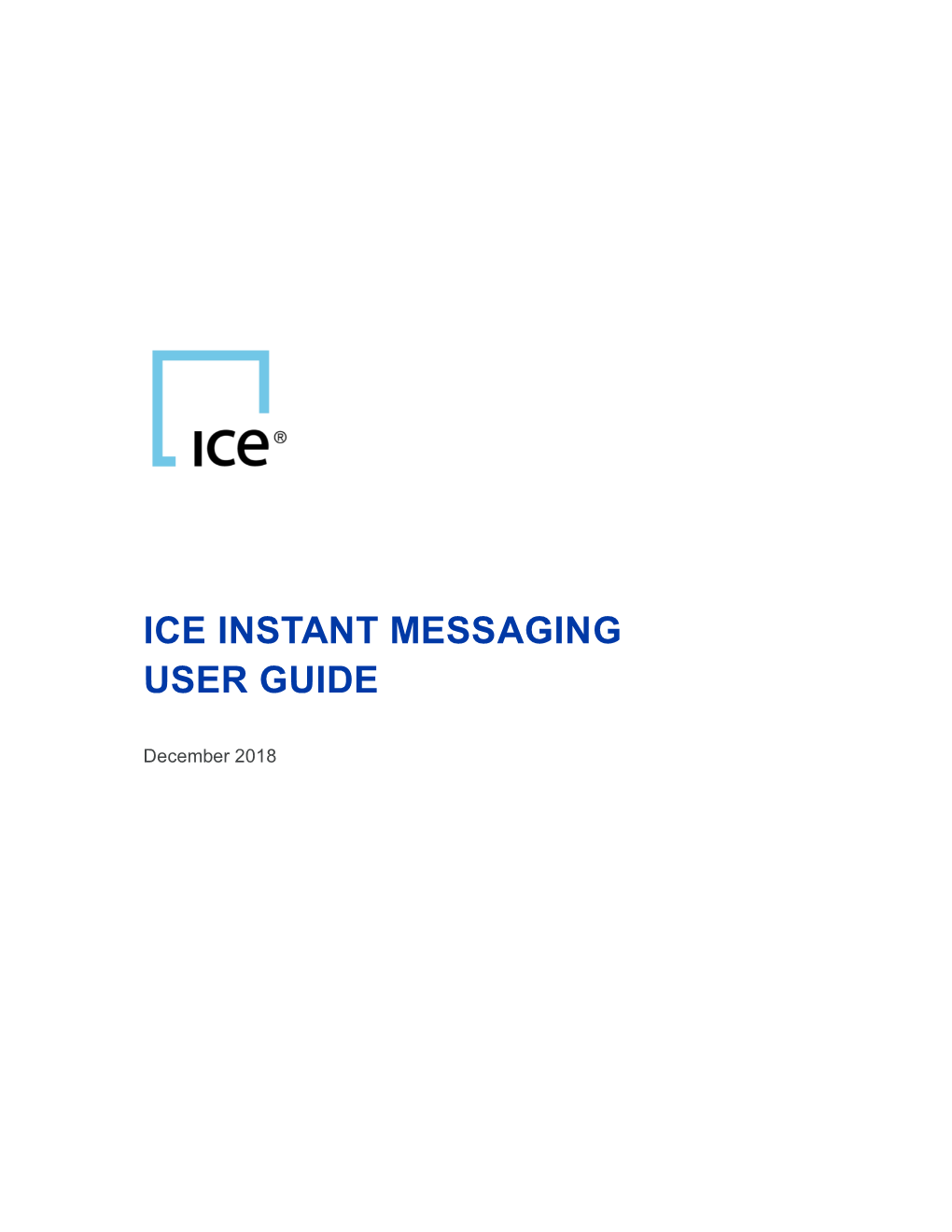 Ice Instant Messaging User Guide