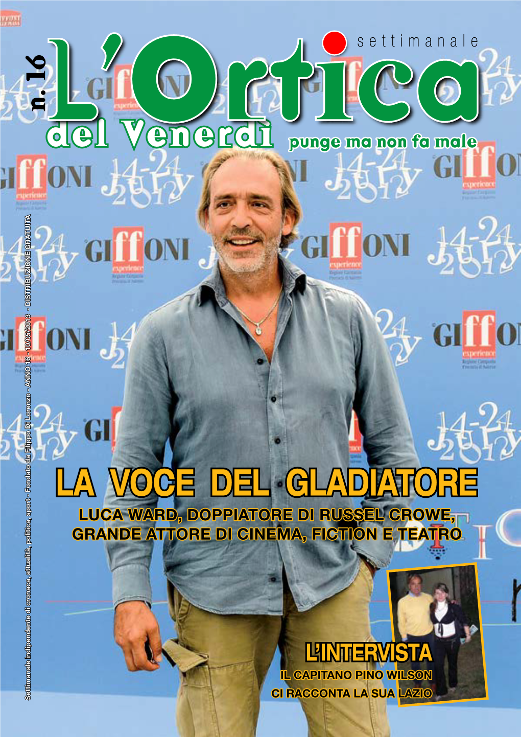 La Voce Del Gladiatore Luca Ward, Doppiatore Di Russel Crowe, Grande Attore Di Cinema, Fiction E Teatro