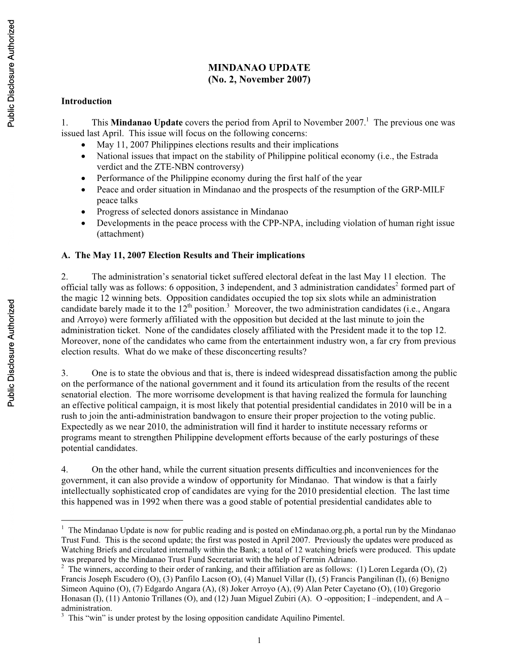 World Bank Document