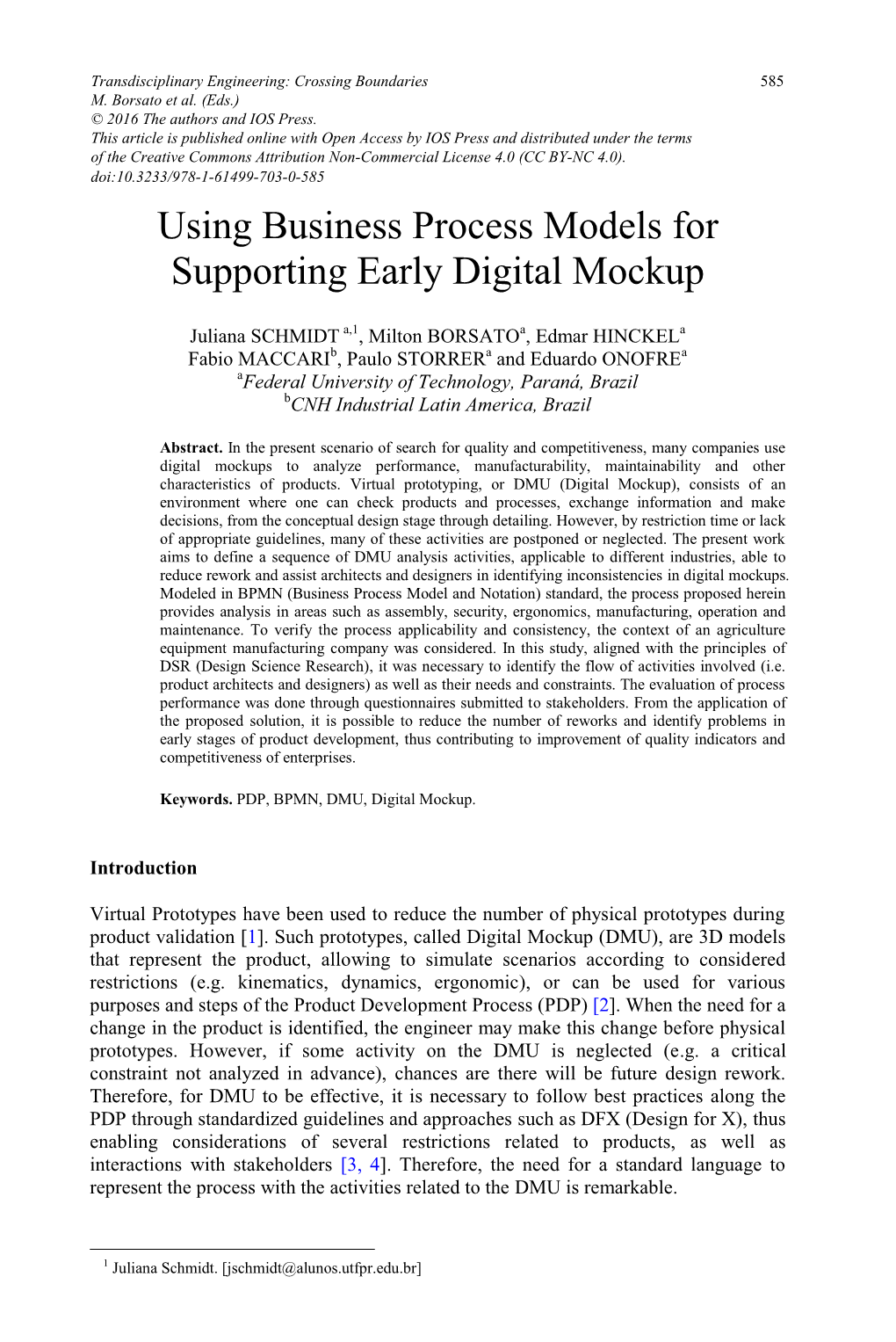 Using Business Process Models for Supporting Early Digital Mockup