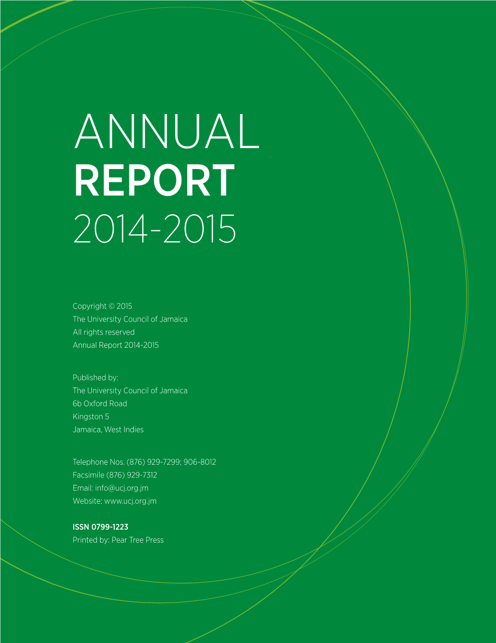 UCJ Annual Report 2015