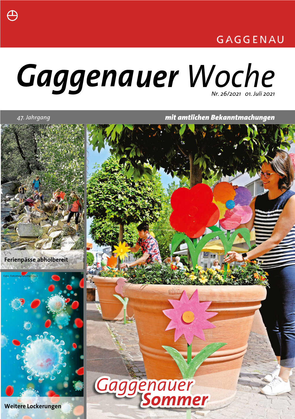 Gaggenauer Woche Nr. 26 Vom 1. Juli 2021 (Pdf/2.7