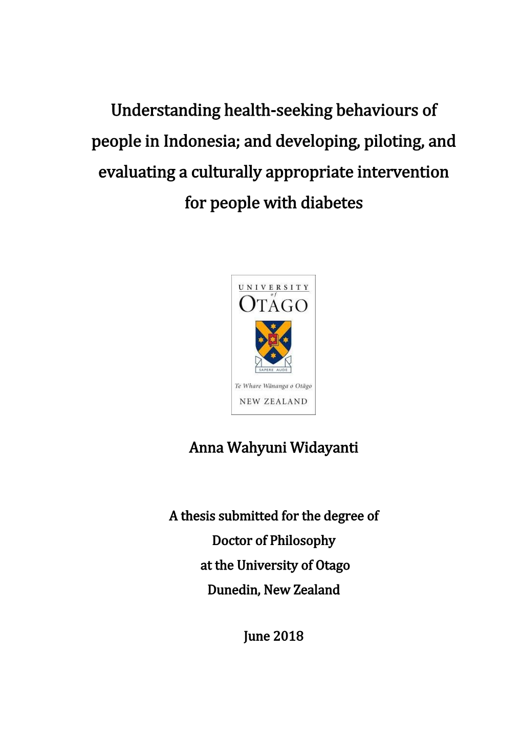 Understanding Health-Seeking Behaviours of People in Indonesia