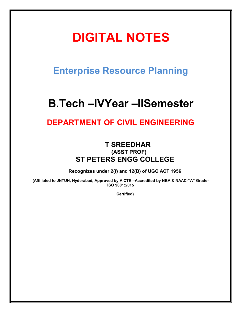 ERP-NOTES.Pdf